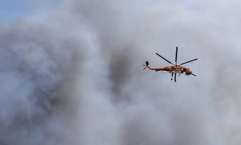 Φωτιά σε δασική έκταση στη Σάμο - Συναγερμός στην Πυροσβεστική